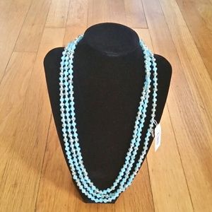 NATASHA Long beaded necklace